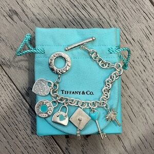 Tiffany & Co. Silver Charm Bracelet